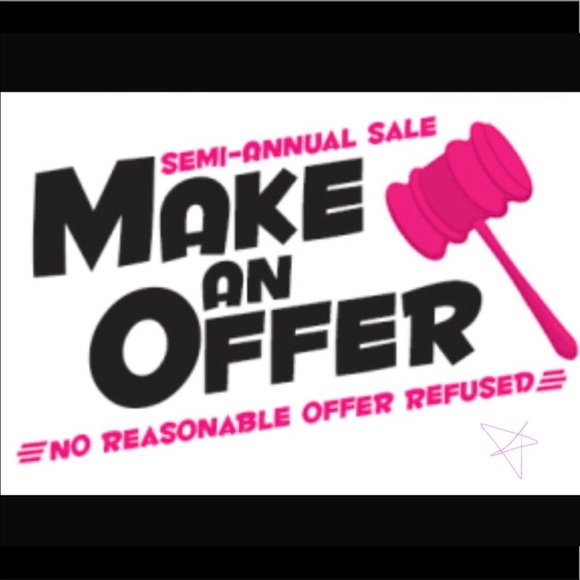 END OF SUMMER SALE ALL OFFERS WELCOME